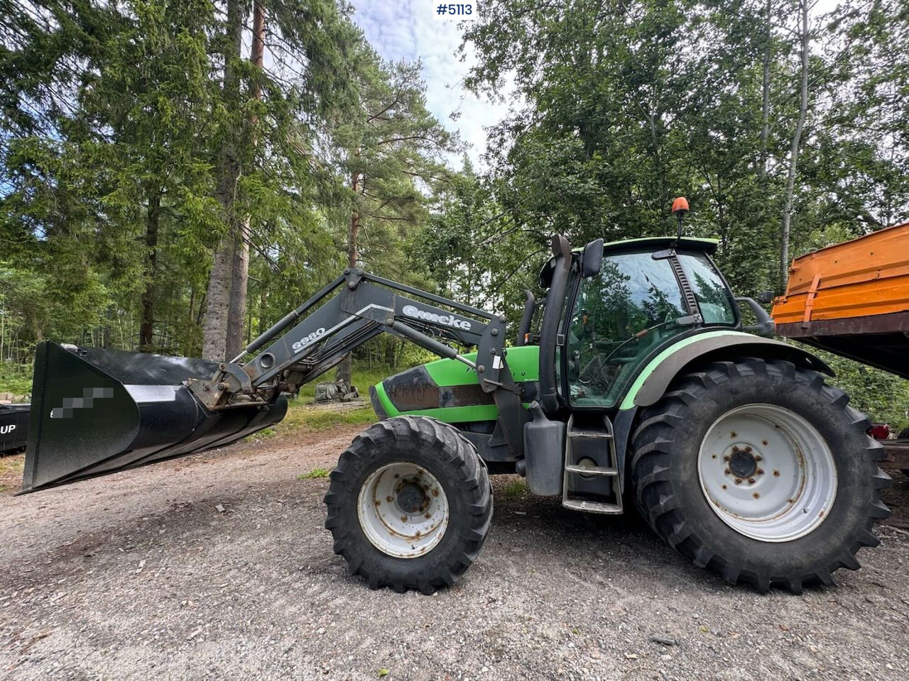 Tractor 2004 Deutz-Fahr Agrotron TTV 1130 w/ front loader: afbeelding 13