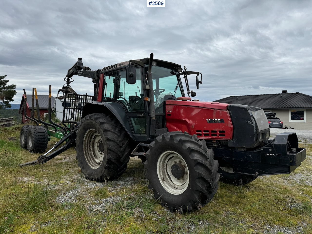2005 Valtra 6550 Turbo with Kronos 120H 4WD B - Tractor: afbeelding 4 2005 Valtra 6550 Turbo with Kronos 120H 4WD B - Tractor: afbeelding 4