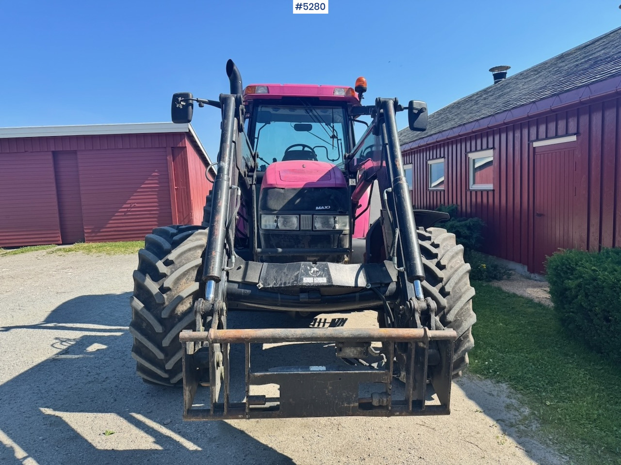 2006 Case MXM120 4x4 with front loader - Tractor: afbeelding 4 2006 Case MXM120 4x4 with front loader - Tractor: afbeelding 4