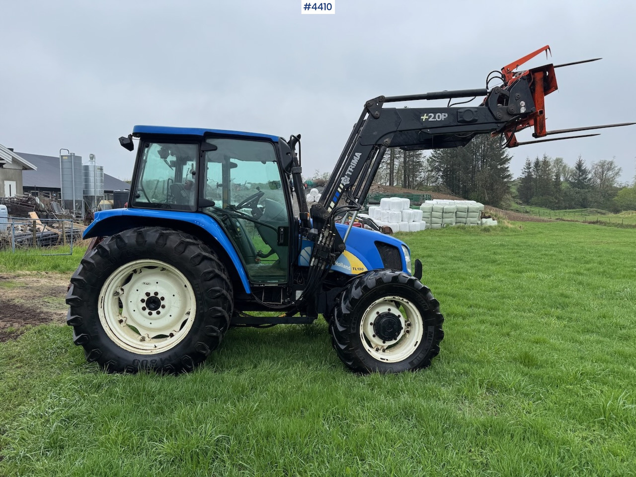 2006 New Holland TL100 A w/Front Loader. - Tractor: afbeelding 3 2006 New Holland TL100 A w/Front Loader. - Tractor: afbeelding 3
