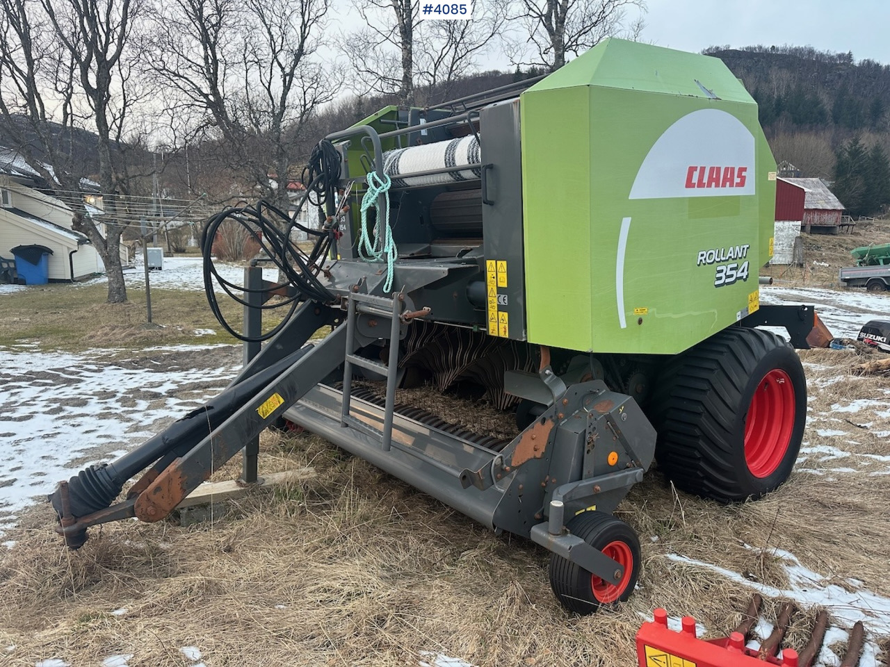 2008 Claas Rollant 354 Rotocut round baler. small repair object - Hooi-/ Voedermachine: afbeelding 3 2008 Claas Rollant 354 Rotocut round baler. small repair object - Hooi-/ Voedermachine: afbeelding 3