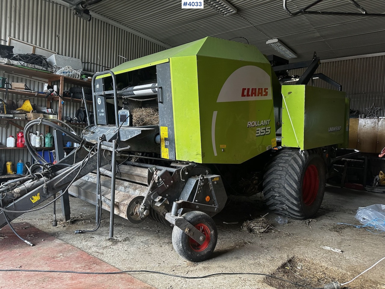 2008 Claas rollant 355 uniwrap round baler press - Hooi-/ Voedermachine: afbeelding 3 2008 Claas rollant 355 uniwrap round baler press - Hooi-/ Voedermachine: afbeelding 3