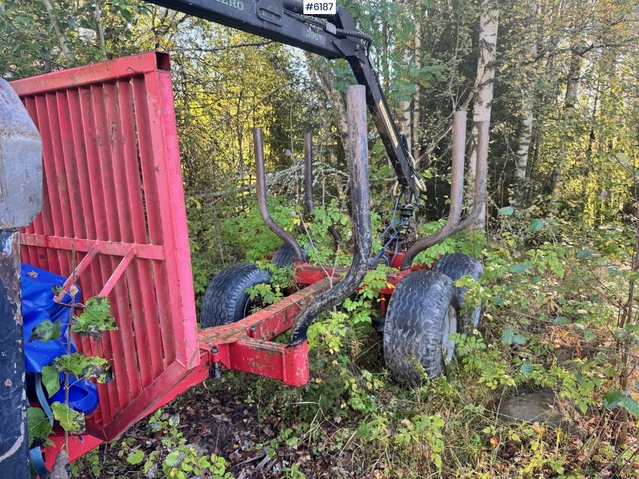 2008 Farmi Primero 3967 Timber trailer. - Hout aanhanger: afbeelding 4 2008 Farmi Primero 3967 Timber trailer. - Hout aanhanger: afbeelding 4