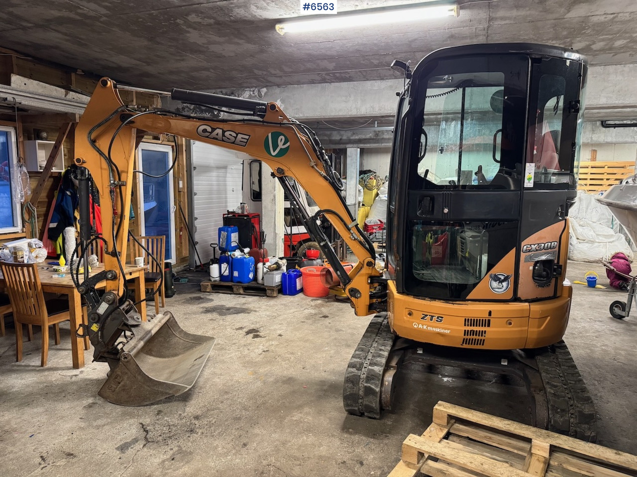 2014 Case CX 30B S2 ZTS w/ 3 buckets, grapple and trailer. - Graafmachine: afbeelding 3 2014 Case CX 30B S2 ZTS w/ 3 buckets, grapple and trailer. - Graafmachine: afbeelding 3