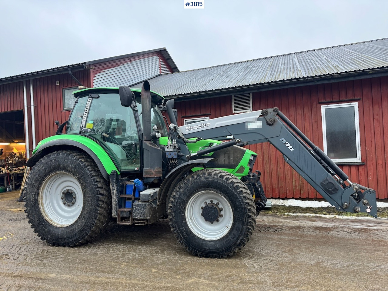 2015 Deutz-fahr 6190 Agrotron w/ Front loader, Front PTO and 2 sets of tires. - Tractor: afbeelding 1 2015 Deutz-fahr 6190 Agrotron w/ Front loader, Front PTO and 2 sets of tires. - Tractor: afbeelding 1
