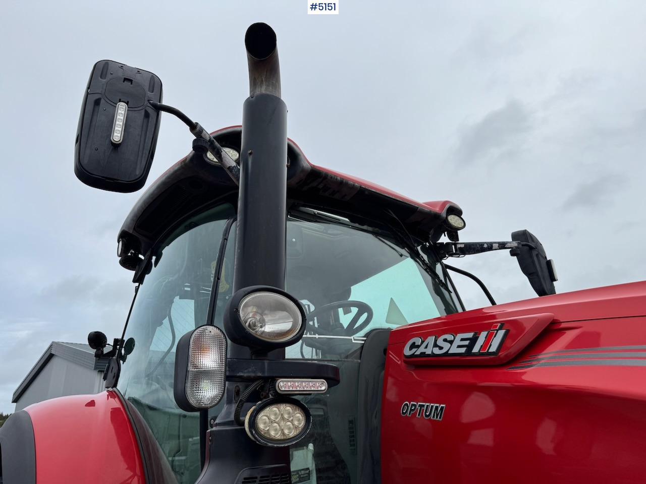 2016 Case IH Optum 300 CVX w/front hydraulics and plowing rig - Tractor: afbeelding 5 2016 Case IH Optum 300 CVX w/front hydraulics and plowing rig - Tractor: afbeelding 5