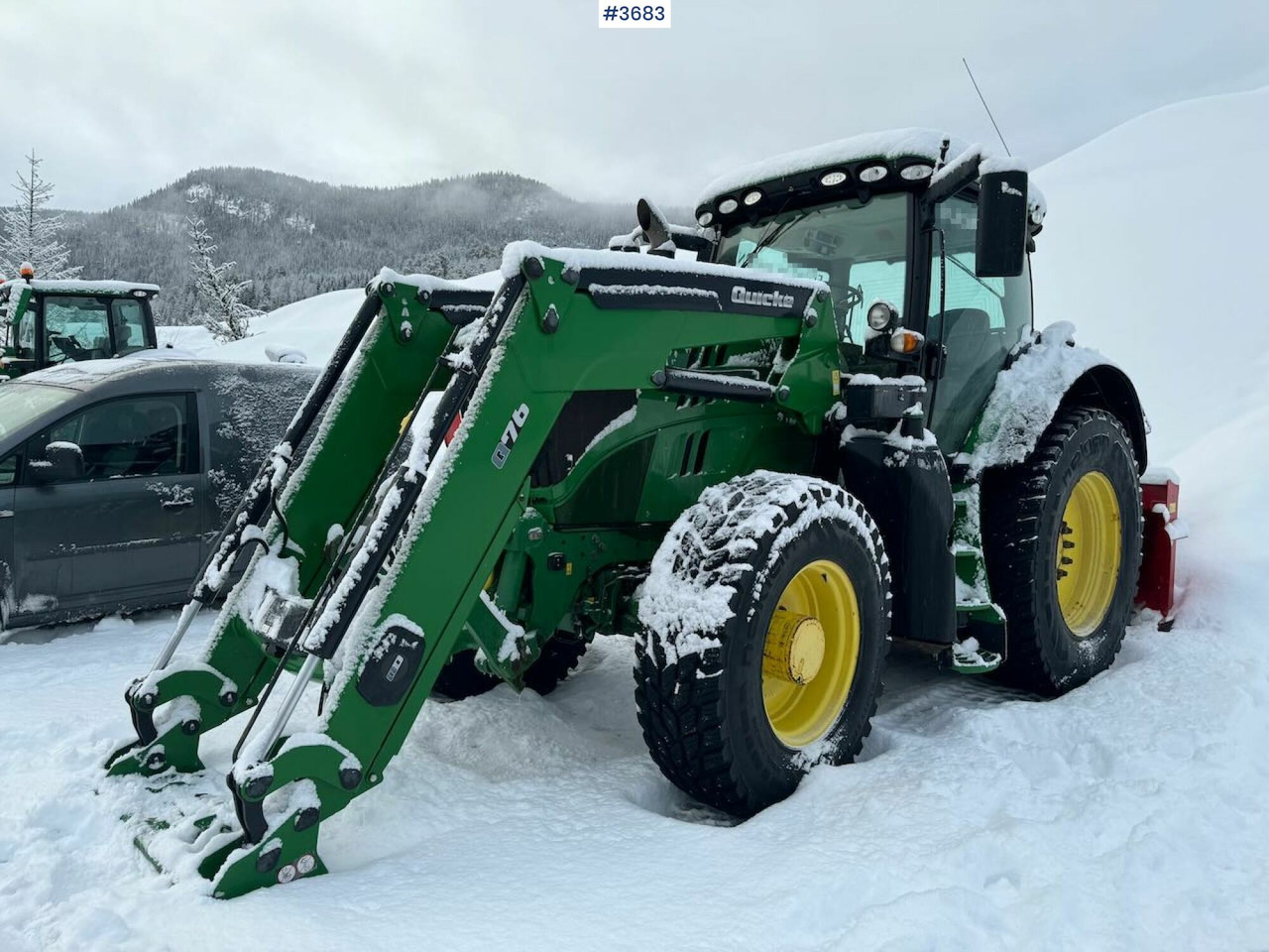 2016 John Deere 6175R 4x4 w/ front loader - Tractor: afbeelding 4 2016 John Deere 6175R 4x4 w/ front loader - Tractor: afbeelding 4