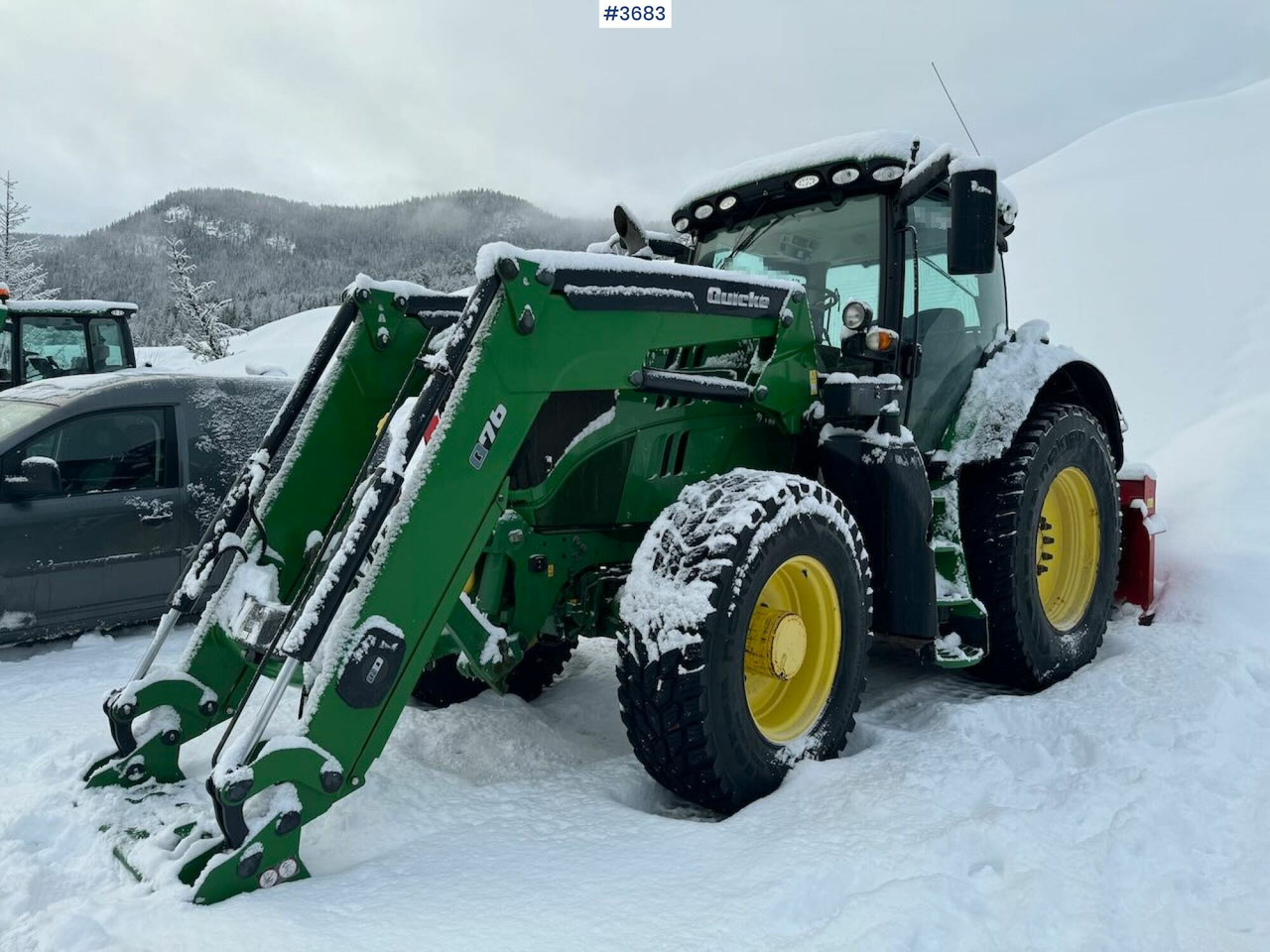 2016 John Deere 6175R 4x4 w/ front loader - Tractor: afbeelding 5 2016 John Deere 6175R 4x4 w/ front loader - Tractor: afbeelding 5
