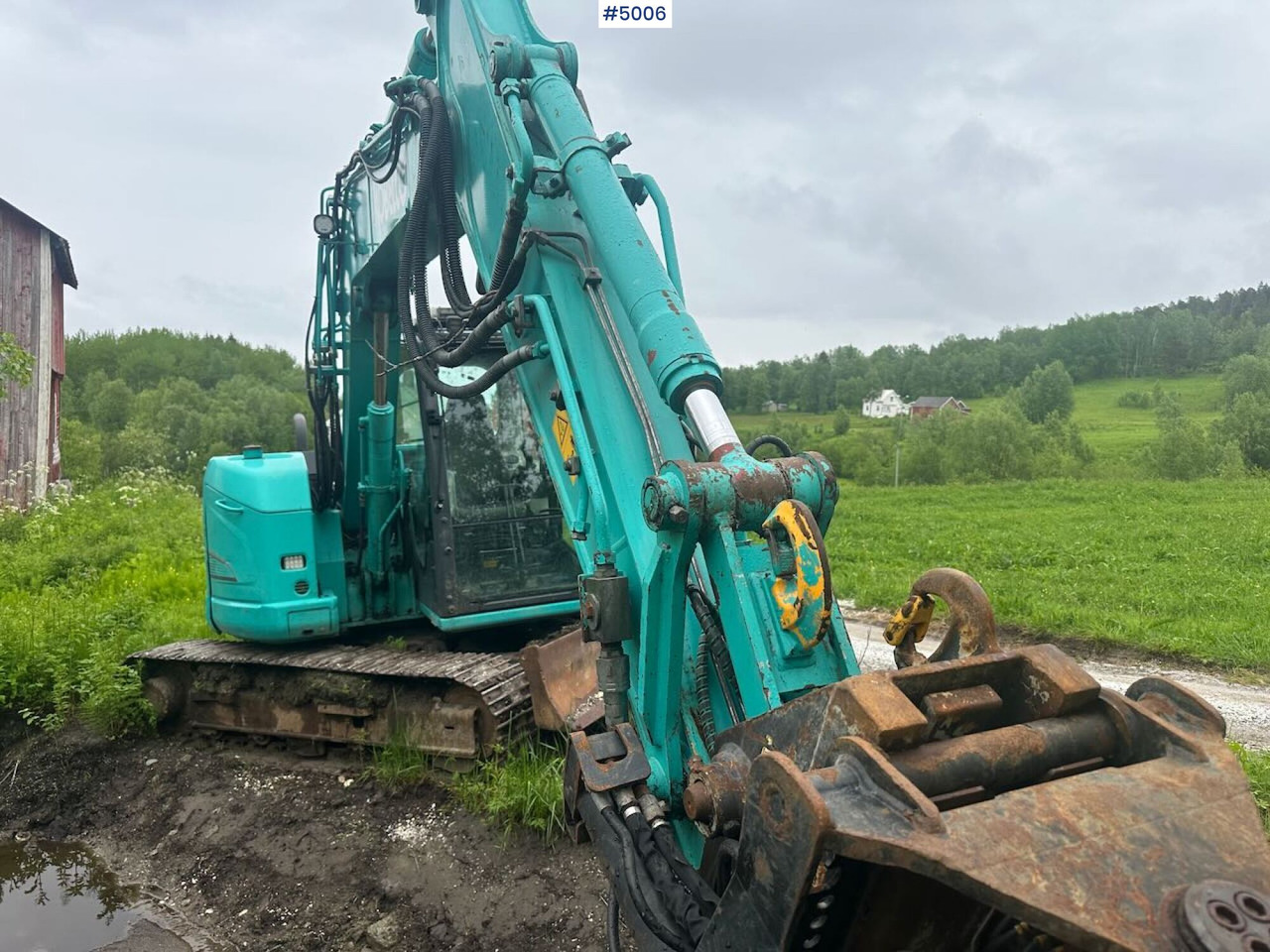 2016 Kobelco SK75SR-3E excavator w/ 2 buckets, rototilt and factory new engine - Graafmachine: afbeelding 3 2016 Kobelco SK75SR-3E excavator w/ 2 buckets, rototilt and factory new engine - Graafmachine: afbeelding 3