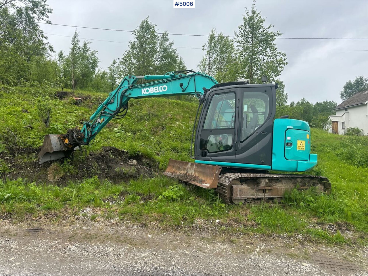 2016 Kobelco SK75SR-3E excavator w/ 2 buckets, rototilt and factory new engine - Graafmachine: afbeelding 1 2016 Kobelco SK75SR-3E excavator w/ 2 buckets, rototilt and factory new engine - Graafmachine: afbeelding 1