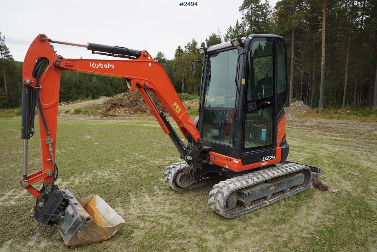 2018 Kubota U27-4 w/shear - Minigraafmachine: afbeelding 2 2018 Kubota U27-4 w/shear - Minigraafmachine: afbeelding 2