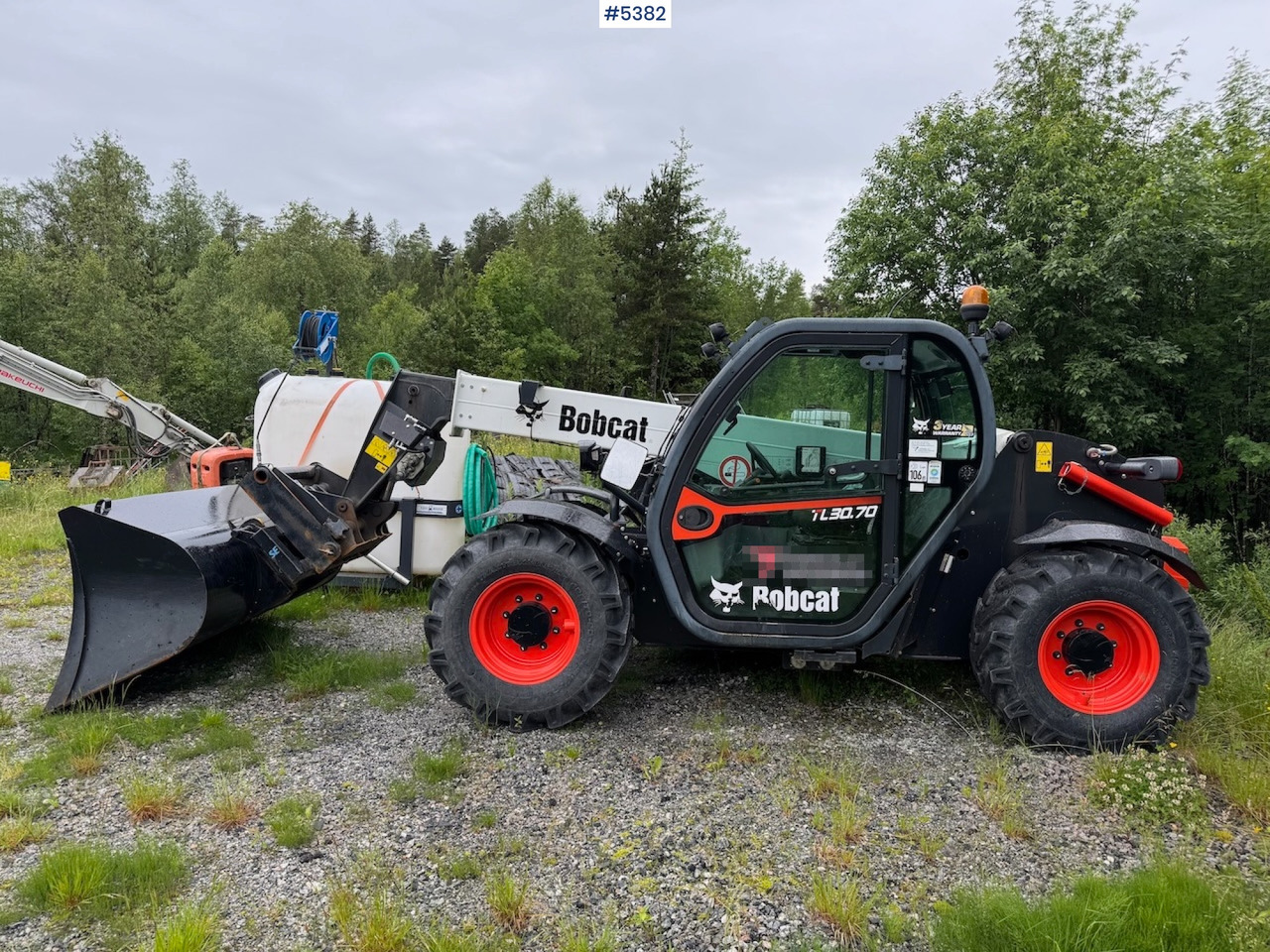 2021 Bobcat TL30.70DB m/ bucket, pallet fork and 4 chains. - Heftruck: afbeelding 2 2021 Bobcat TL30.70DB m/ bucket, pallet fork and 4 chains. - Heftruck: afbeelding 2