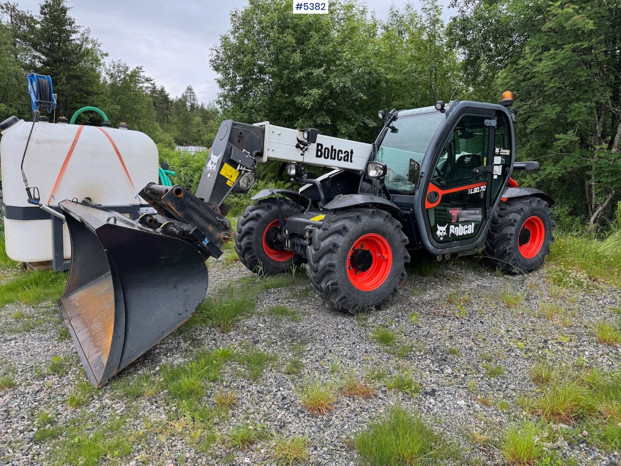 2021 Bobcat TL30.70DB m/ bucket, pallet fork and 4 chains. - Heftruck: afbeelding 3 2021 Bobcat TL30.70DB m/ bucket, pallet fork and 4 chains. - Heftruck: afbeelding 3