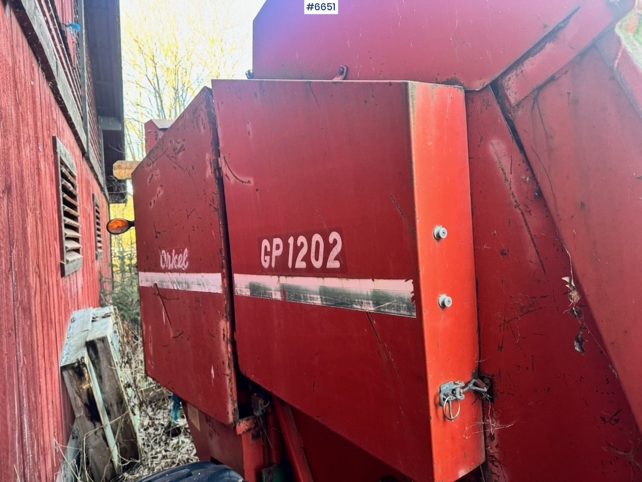 Approx. 1995 Orkel GP1202 Round Baler. - Hooi-/ Voedermachine: afbeelding 5 Approx. 1995 Orkel GP1202 Round Baler. - Hooi-/ Voedermachine: afbeelding 5