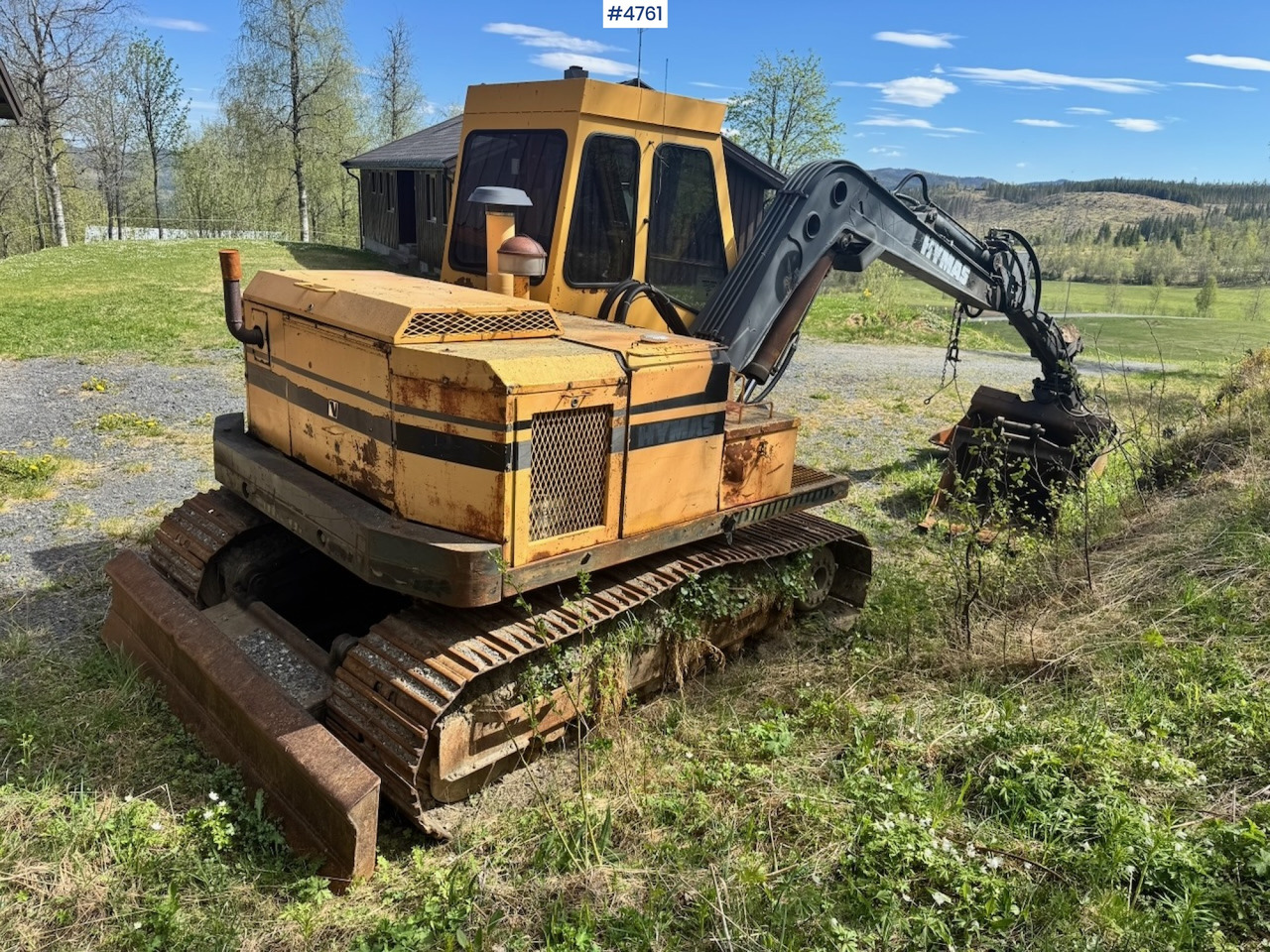 Circa 1990 Hymas 82R Crawler excavator w/ 2 buckets. - Graafmachine: afbeelding 5 Circa 1990 Hymas 82R Crawler excavator w/ 2 buckets. - Graafmachine: afbeelding 5