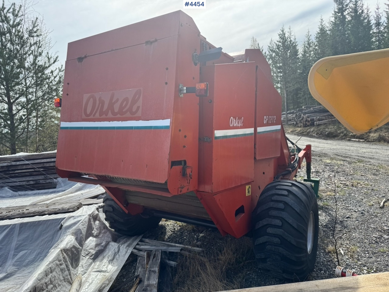 Circa 1994 Orkel GP1202 Round Baler - Hooi-/ Voedermachine: afbeelding 4 Circa 1994 Orkel GP1202 Round Baler - Hooi-/ Voedermachine: afbeelding 4
