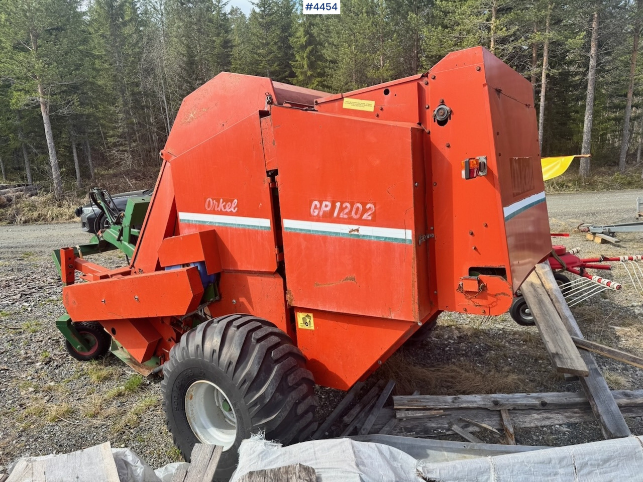Circa 1994 Orkel GP1202 Round Baler - Hooi-/ Voedermachine: afbeelding 2 Circa 1994 Orkel GP1202 Round Baler - Hooi-/ Voedermachine: afbeelding 2