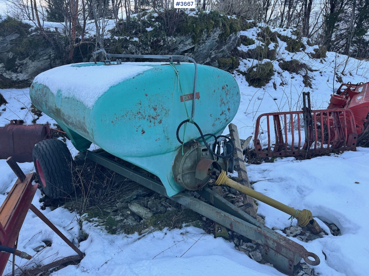 Gjødselvogn m/ kraftoverføringsaksel - Mesttank: afbeelding 1 Gjødselvogn m/ kraftoverføringsaksel - Mesttank: afbeelding 1