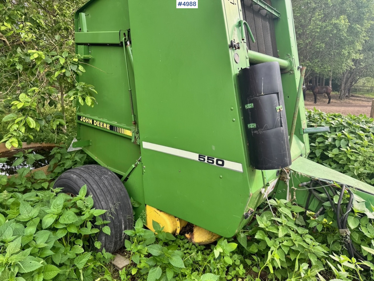 John Deere 550 Round baler with control box - Hooi-/ Voedermachine: afbeelding 1 John Deere 550 Round baler with control box - Hooi-/ Voedermachine: afbeelding 1