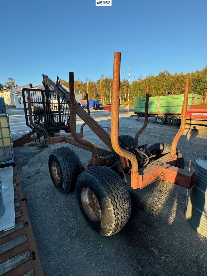 Logging trailer with Kesla crane - Hout aanhanger: afbeelding 3 Logging trailer with Kesla crane - Hout aanhanger: afbeelding 3