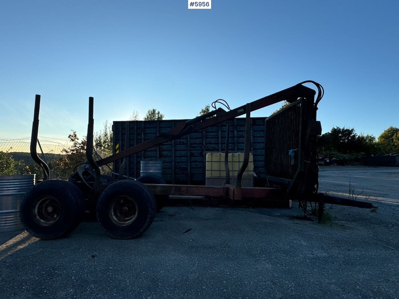 Logging trailer with Kesla crane - Hout aanhanger: afbeelding 5 Logging trailer with Kesla crane - Hout aanhanger: afbeelding 5