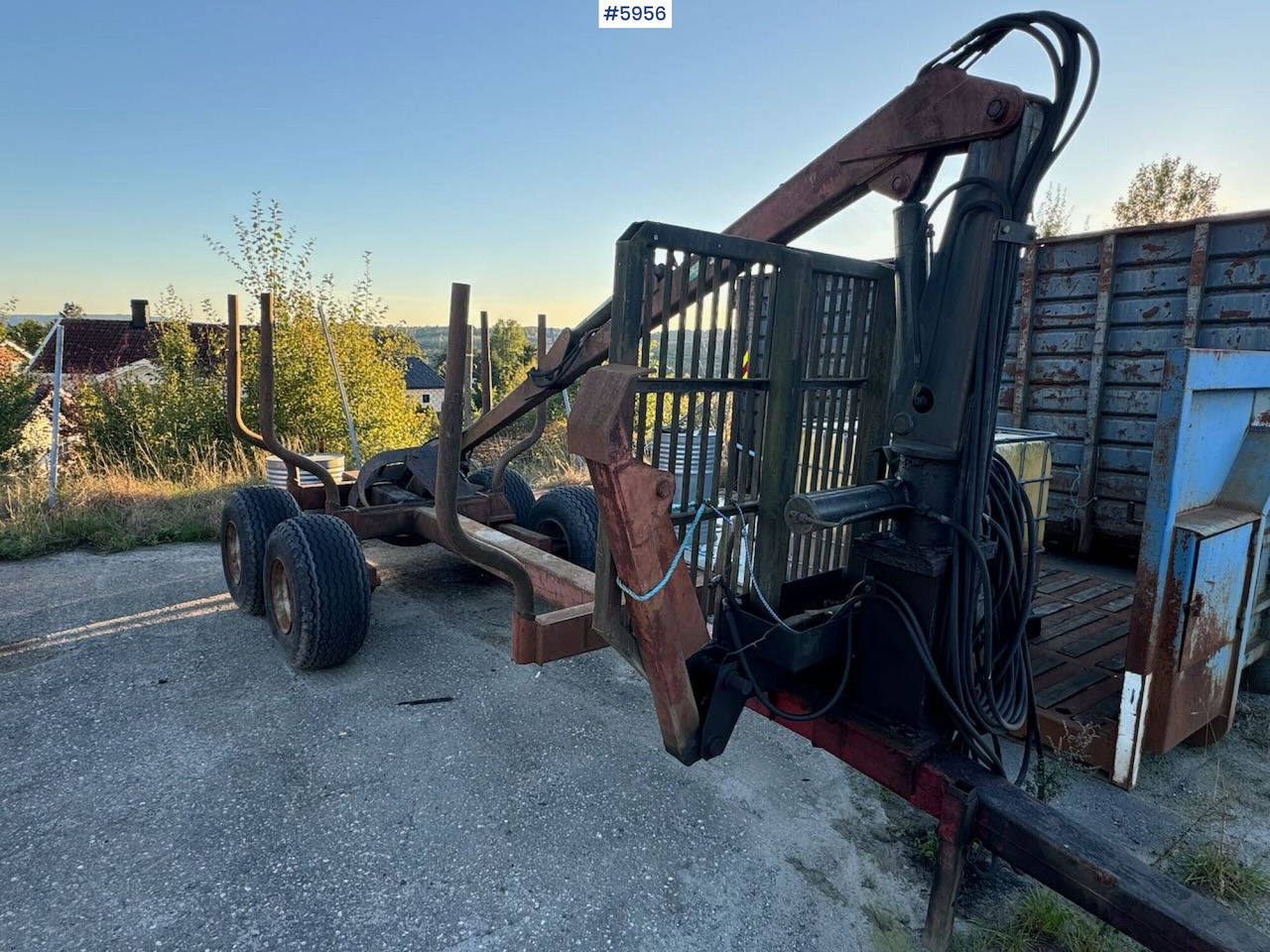 Logging trailer with Kesla crane - Hout aanhanger: afbeelding 1 Logging trailer with Kesla crane - Hout aanhanger: afbeelding 1