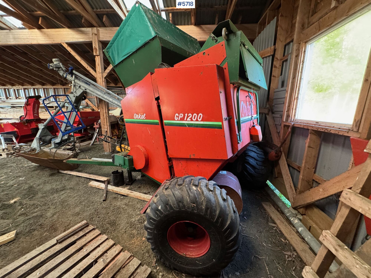 Orkel GP1200 Round Baler - Hooi-/ Voedermachine: afbeelding 1 Orkel GP1200 Round Baler - Hooi-/ Voedermachine: afbeelding 1