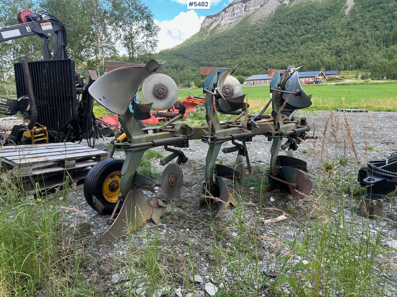 Øverum CV 398 H 3-furrow reversible plow - Grondbewerking toebehoor: afbeelding 3 Øverum CV 398 H 3-furrow reversible plow - Grondbewerking toebehoor: afbeelding 3