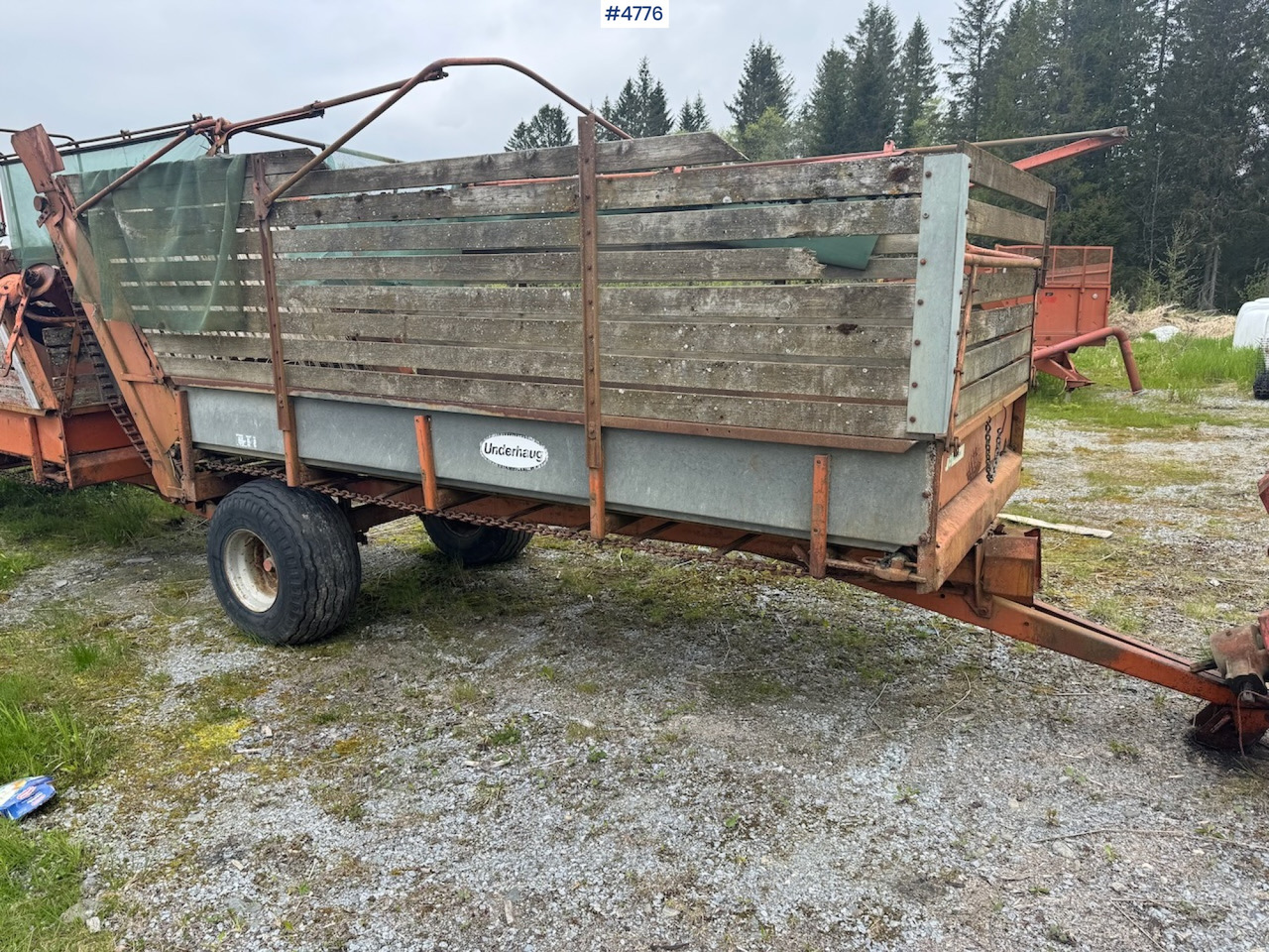 Underhaug unloading wagon with throwing roller - Hooi-/ Voedermachine: afbeelding 5 Underhaug unloading wagon with throwing roller - Hooi-/ Voedermachine: afbeelding 5