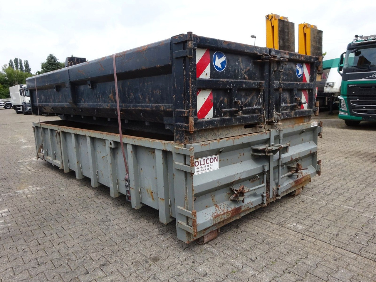 2x Abroll-Container - Haakarmsysteem vrachtwagen: afbeelding 3 2x Abroll-Container - Haakarmsysteem vrachtwagen: afbeelding 3