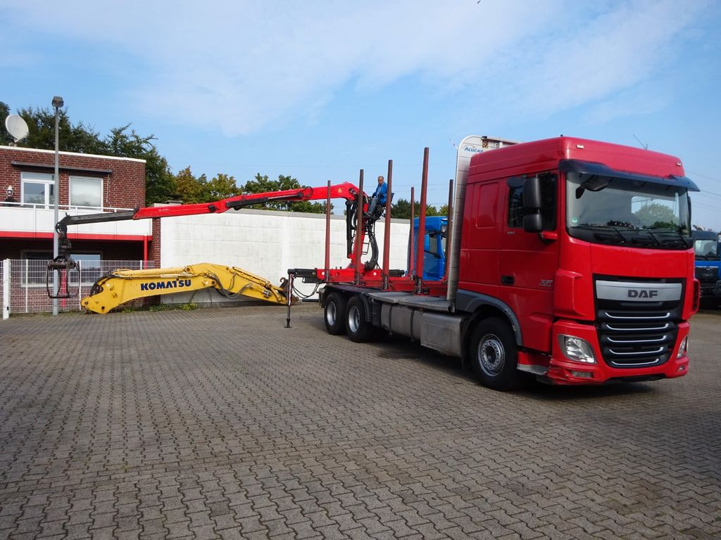 DAF XF 510 + EPSILON M120Z Holzheckladekran +Greifer - Houttransport, Kraanwagen: afbeelding 3 DAF XF 510 + EPSILON M120Z Holzheckladekran +Greifer - Houttransport, Kraanwagen: afbeelding 3