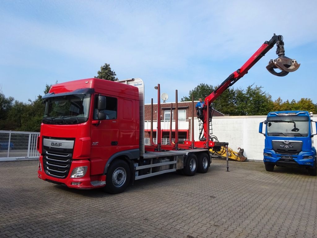 DAF XF 510 + EPSILON M120Z Holzheckladekran +Greifer - Houttransport, Kraanwagen: afbeelding 1 DAF XF 510 + EPSILON M120Z Holzheckladekran +Greifer - Houttransport, Kraanwagen: afbeelding 1