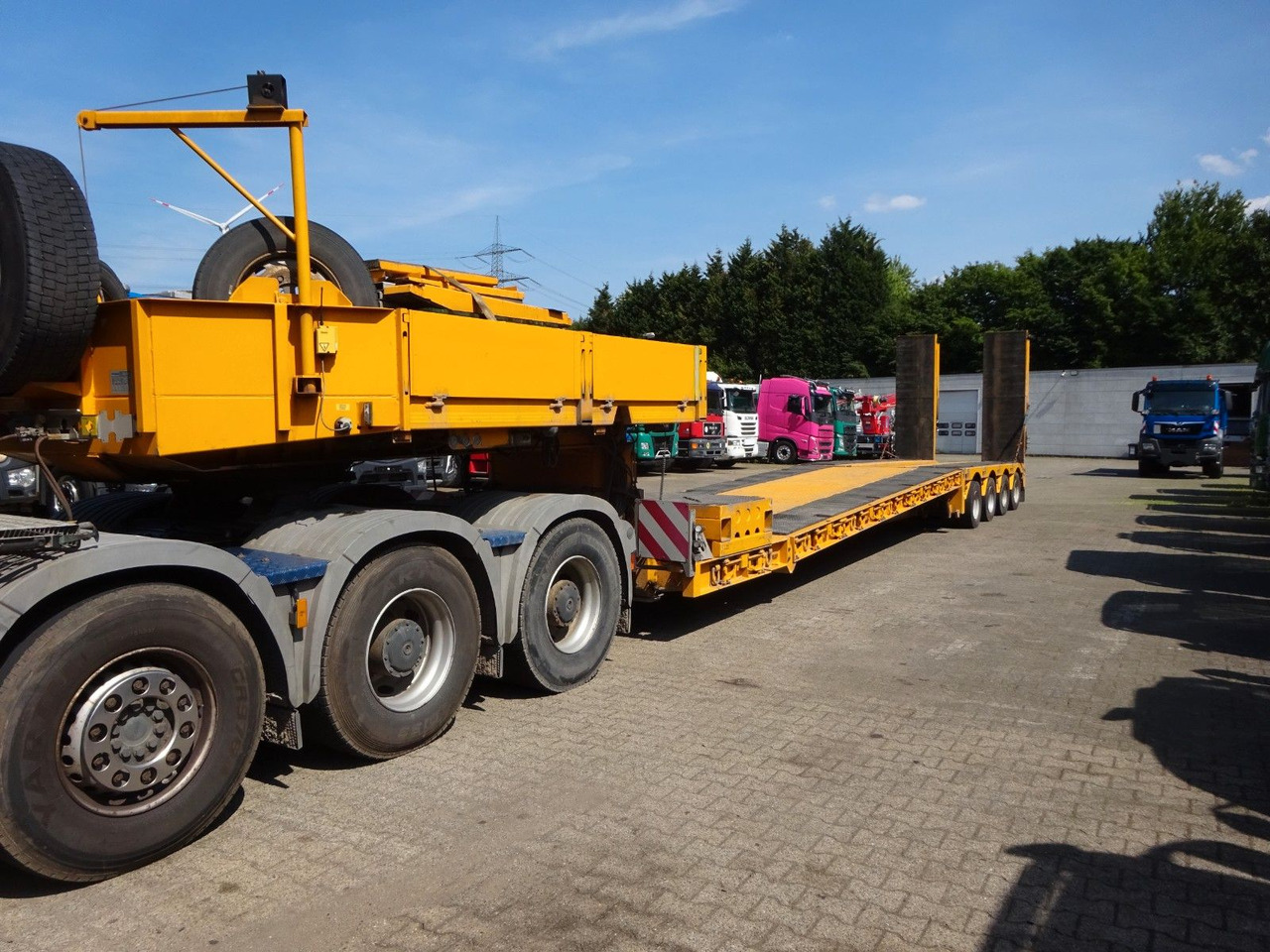 Faymonville 4 Achser Tiefbett abnehmbarem S-Hals ausziehbar - Dieplader oplegger: afbeelding 2 Faymonville 4 Achser Tiefbett abnehmbarem S-Hals ausziehbar - Dieplader oplegger: afbeelding 2