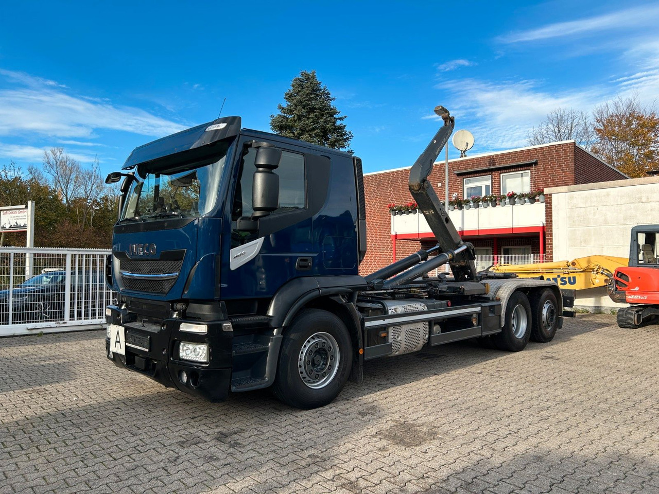 Iveco 460 Stralis MEILLER Abroller mit LIft-Lenkachse - Haakarmsysteem vrachtwagen: afbeelding 1 Iveco 460 Stralis MEILLER Abroller mit LIft-Lenkachse - Haakarmsysteem vrachtwagen: afbeelding 1