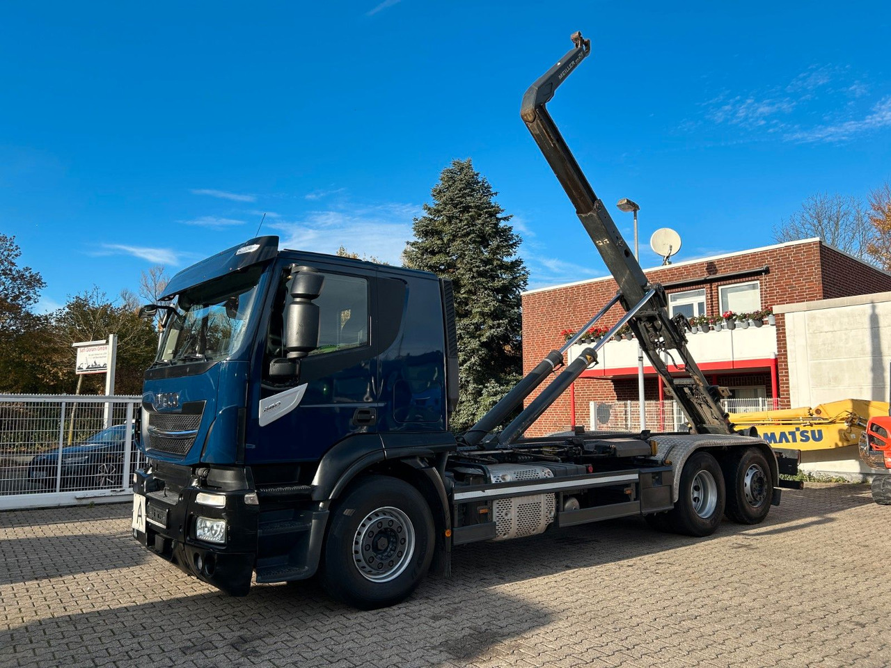 Iveco 460 Stralis MEILLER Abroller mit LIft-Lenkachse - Haakarmsysteem vrachtwagen: afbeelding 5 Iveco 460 Stralis MEILLER Abroller mit LIft-Lenkachse - Haakarmsysteem vrachtwagen: afbeelding 5