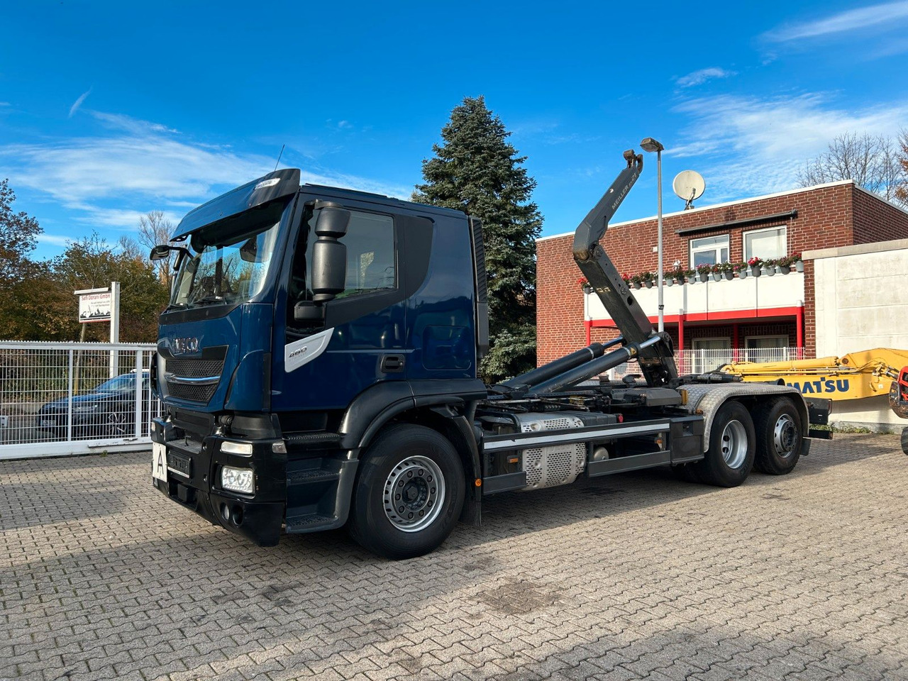 Iveco 460 Stralis MEILLER Abroller mit LIft-Lenkachse - Haakarmsysteem vrachtwagen: afbeelding 4 Iveco 460 Stralis MEILLER Abroller mit LIft-Lenkachse - Haakarmsysteem vrachtwagen: afbeelding 4