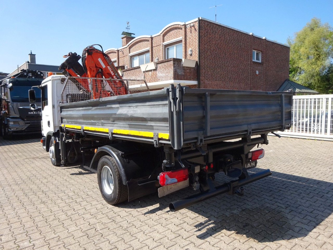 Kipper vrachtwagen, Kraanwagen MAN 12.220 TGS + Atlas 85.2 Kran 4x2: afbeelding 9
