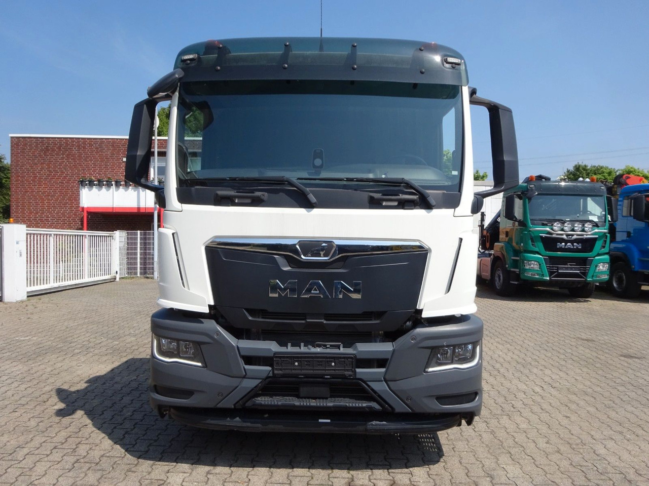 Kipper vrachtwagen, Kraanwagen MAN 22.400 TGS + HIAB X-HIDUO 138 Kran: afbeelding 11