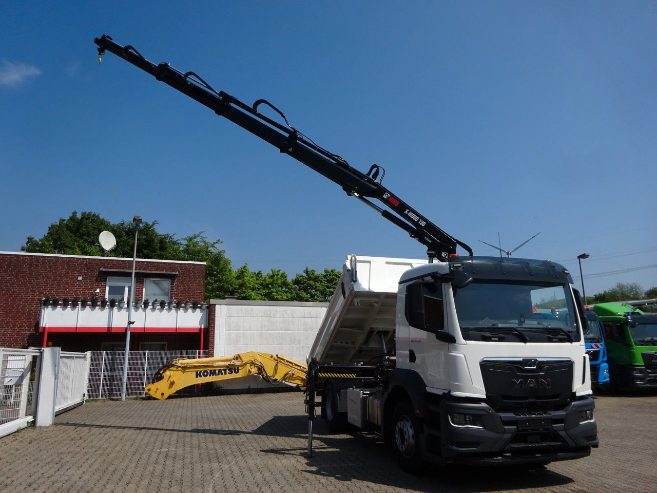 MAN 22.400 TGS + HIAB X-HIDUO 138 Kran - Kipper vrachtwagen, Kraanwagen: afbeelding 5 MAN 22.400 TGS + HIAB X-HIDUO 138 Kran - Kipper vrachtwagen, Kraanwagen: afbeelding 5