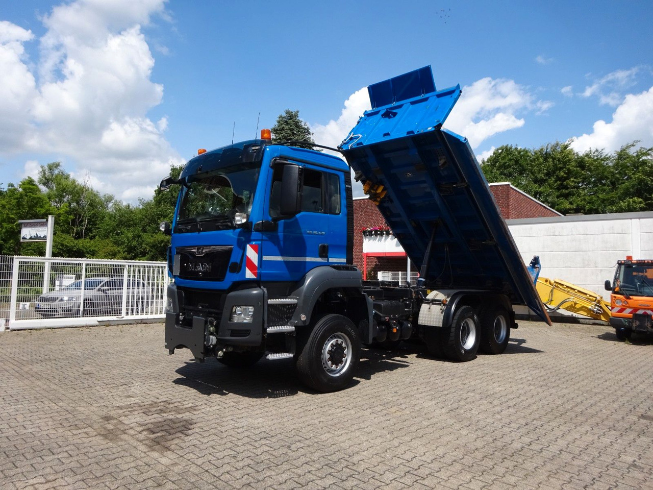 MAN 26.420 TGS MEILER 3Skipper + Bordmatik 6x6 - Kipper vrachtwagen, Kraanwagen: afbeelding 1 MAN 26.420 TGS MEILER 3Skipper + Bordmatik 6x6 - Kipper vrachtwagen, Kraanwagen: afbeelding 1