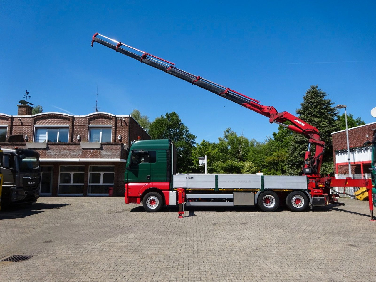 MAN 26.480 TGX + MKG HLK531 Kran +Lift-Lenkachse - Kraanwagen: afbeelding 1 MAN 26.480 TGX + MKG HLK531 Kran +Lift-Lenkachse - Kraanwagen: afbeelding 1