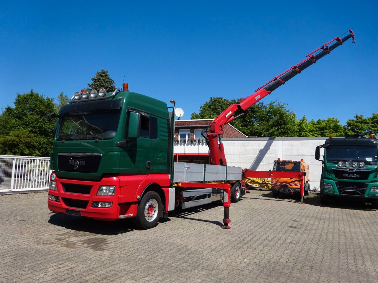 MAN 26.480 TGX + MKG HLK531 Kran +Lift-Lenkachse - Kraanwagen: afbeelding 5 MAN 26.480 TGX + MKG HLK531 Kran +Lift-Lenkachse - Kraanwagen: afbeelding 5