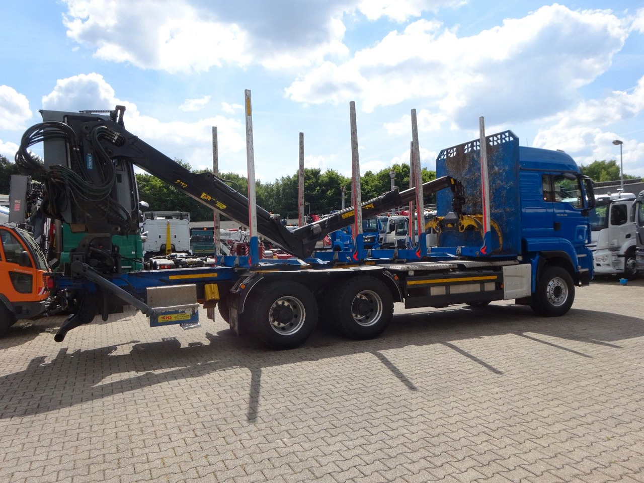 MAN 26.510 mit KESLA 2112 Holzkran+Kabine+Greifer - Houttransport, Kraanwagen: afbeelding 2 MAN 26.510 mit KESLA 2112 Holzkran+Kabine+Greifer - Houttransport, Kraanwagen: afbeelding 2