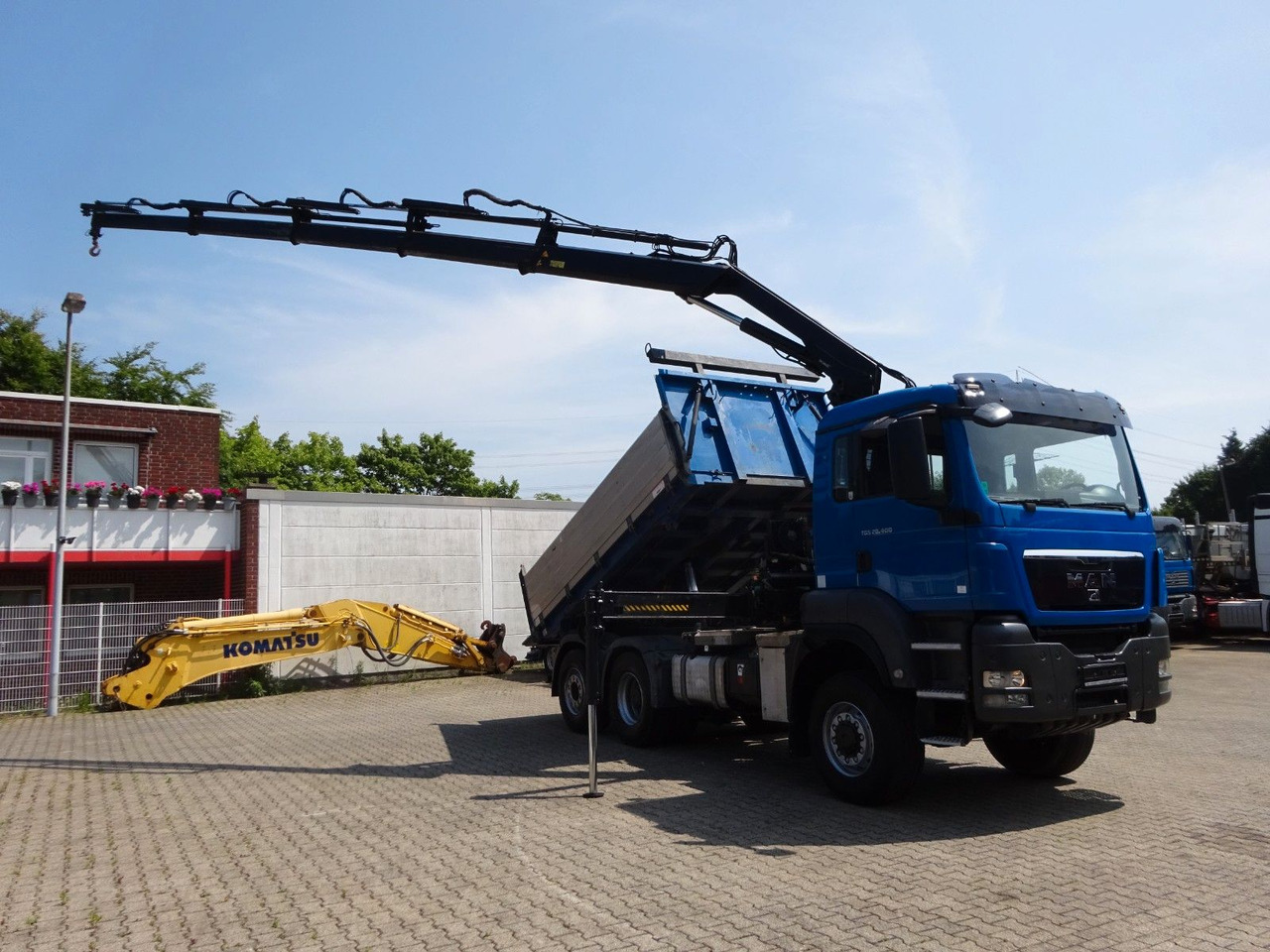 MAN 28.400 TGS 3Skipper+HIAB 166 E-4 HIPRPO 6x4-4 - Kipper vrachtwagen, Kraanwagen: afbeelding 4 MAN 28.400 TGS 3Skipper+HIAB 166 E-4 HIPRPO 6x4-4 - Kipper vrachtwagen, Kraanwagen: afbeelding 4