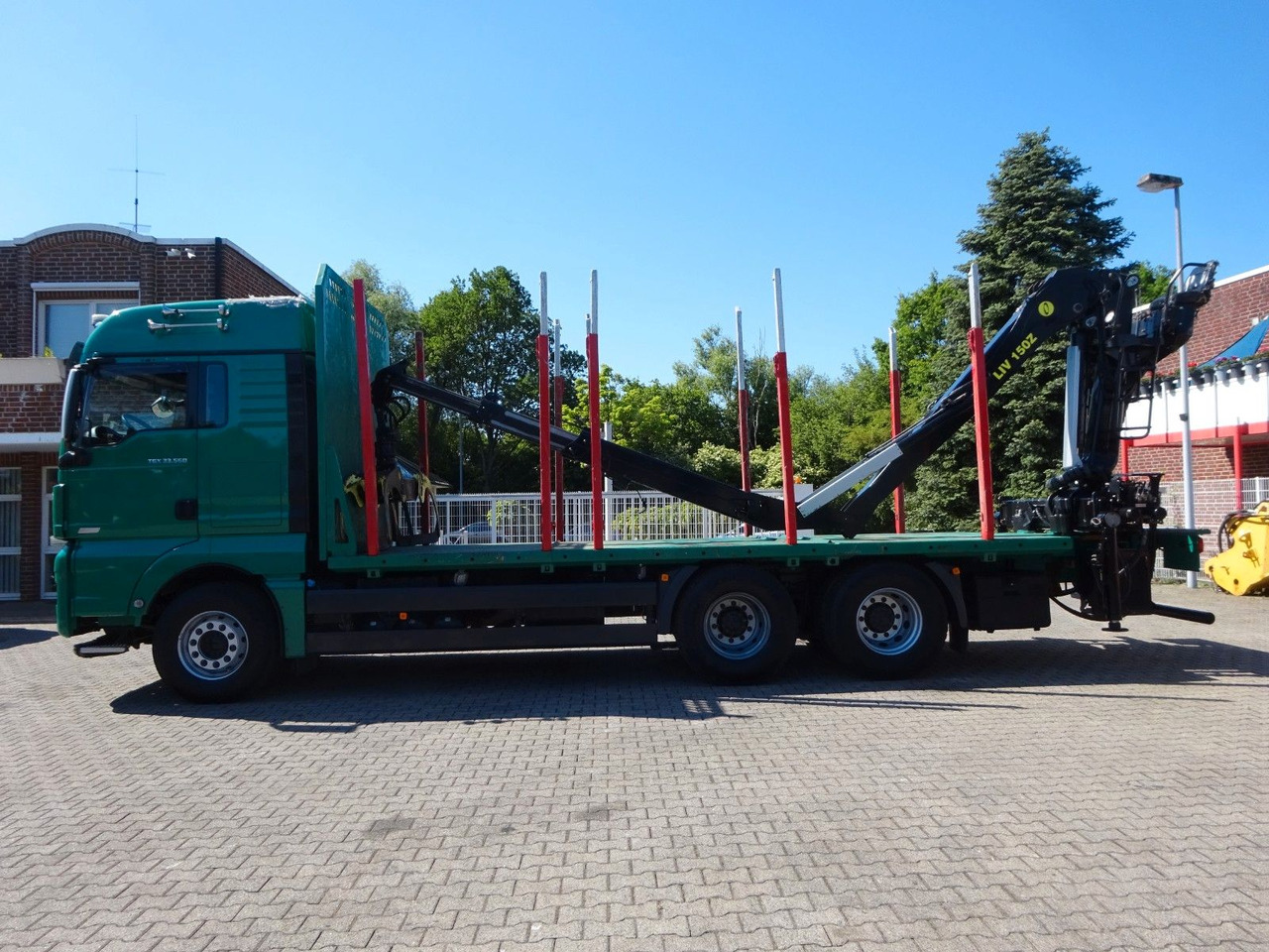 MAN 33.560 TGX mit TAJFUN L150Z Holzladekran 6x4 - Houttransport, Kraanwagen: afbeelding 3 MAN 33.560 TGX mit TAJFUN L150Z Holzladekran 6x4 - Houttransport, Kraanwagen: afbeelding 3