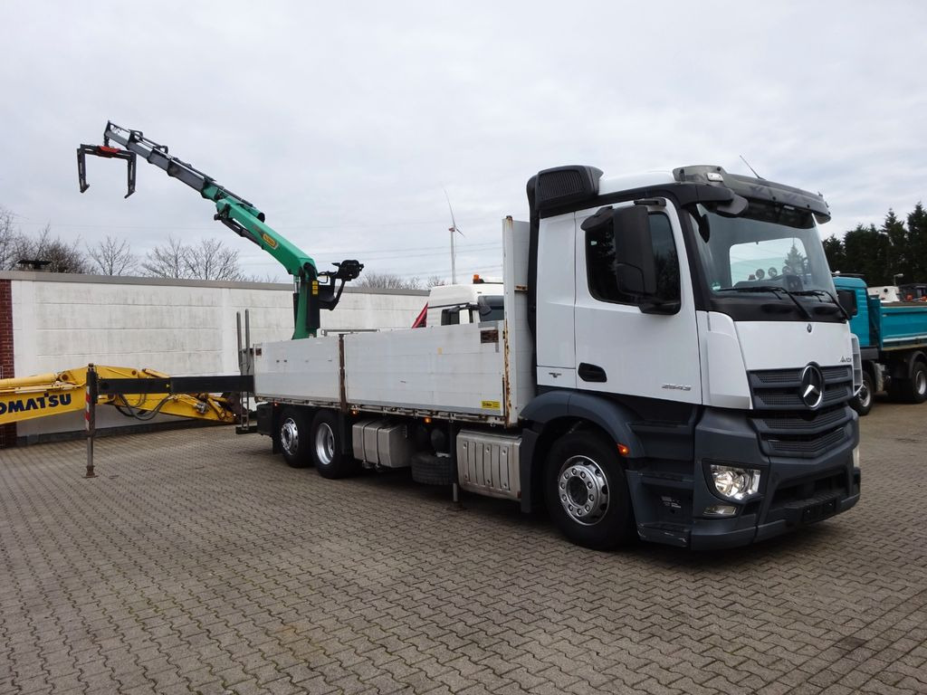 Mercedes-Benz 2543 Antos Baustoff +PK 26001 bis 20 m Auslage - Vrachtwagen met open laadbak: afbeelding 4 Mercedes-Benz 2543 Antos Baustoff +PK 26001 bis 20 m Auslage - Vrachtwagen met open laadbak: afbeelding 4