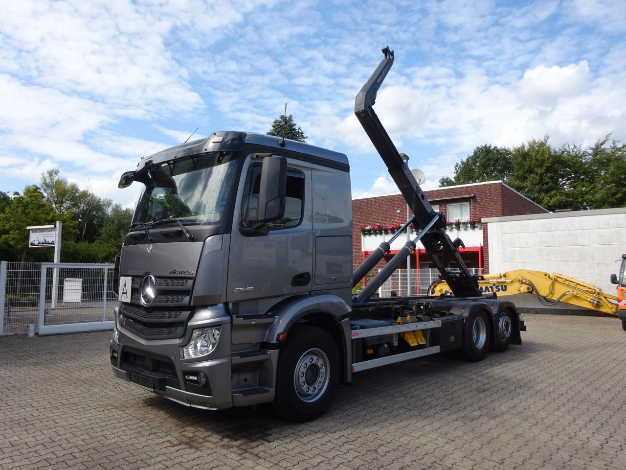 Mercedes-Benz 2545 Actros MEILLER Abroller +Lift-Lenkachse - Haakarmsysteem vrachtwagen: afbeelding 1 Mercedes-Benz 2545 Actros MEILLER Abroller +Lift-Lenkachse - Haakarmsysteem vrachtwagen: afbeelding 1