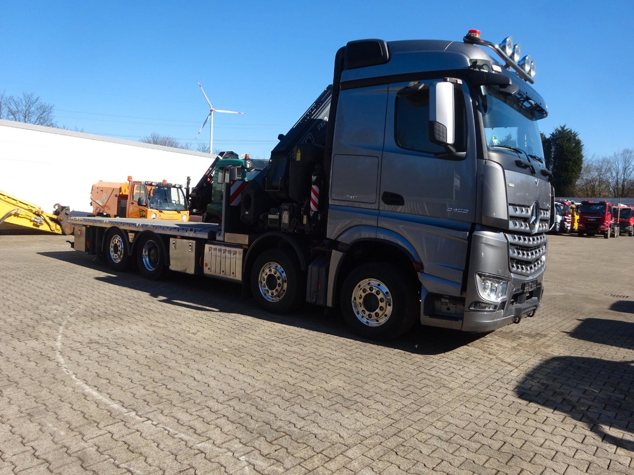 Nieuw Kraanwagen, Vrachtwagen met open laadbak Mercedes-Benz 3453 Plattform + Fassi F820 Kran 8x2 Mercedes-Benz 3453 FASSI F820 Kran 8x Hydr. Ausschub: afbeelding 15 Nieuw Kraanwagen, Vrachtwagen met open laadbak Mercedes-Benz 3453 Plattform + Fassi F820 Kran 8x2 Mercedes-Benz 3453 FASSI F820 Kran 8x Hydr. Ausschub: afbeelding 15