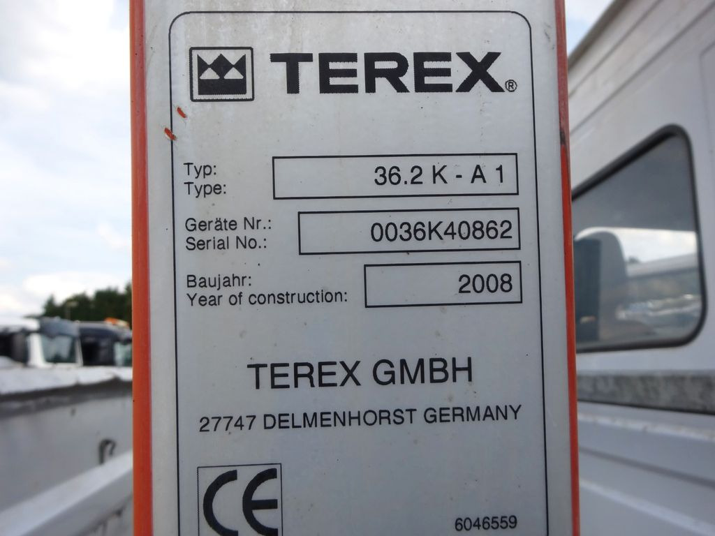 Kipper bestelwagen Mercedes-Benz 818 Atego MEILLER 3Skipper + Terex 36.2 Kran 4x2: afbeelding 15