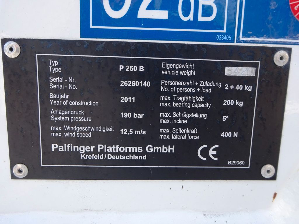 Vrachtwagen hoogwerker, Bestelwagen Nissan CABSTAR 35.13 PALFINGER Steiger P260B 26 Meter Nissan CABSTAR 35.13 PALFINGER Steiger P260B 26 Meter: afbeelding 12